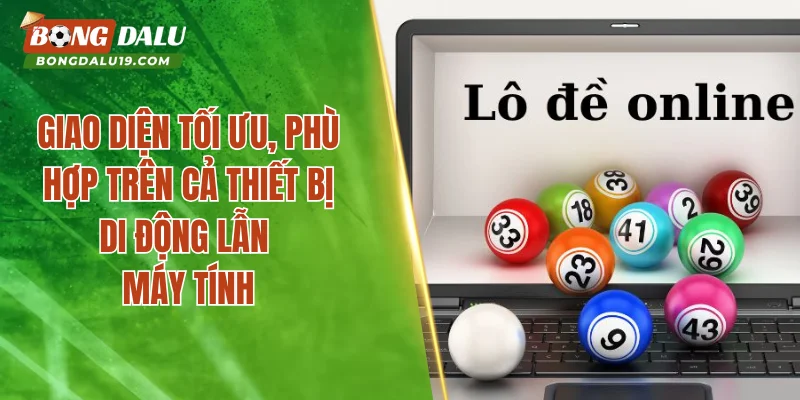 Giao diện tối ưu, phù hợp trên cả thiết bị di động lẫn máy tính